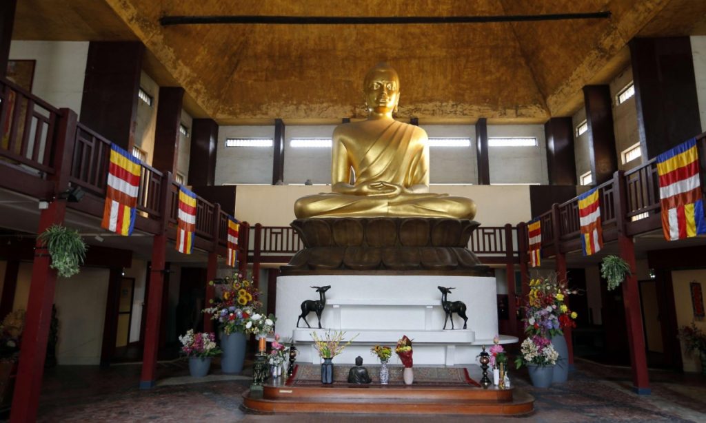 Inside the Grande Pagode. Photo:  Francois Guillot/AFP/Getty Images