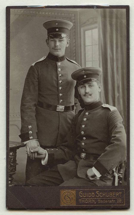 Unknown Soldier Friends (ca. 1913)  Photo: Schwules Museum, Berlin