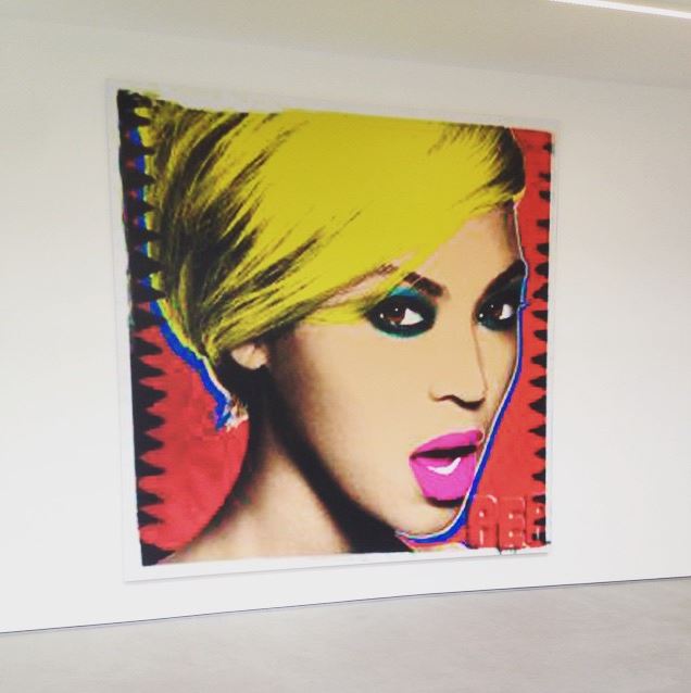 Beyonce makes an appearance at Sadie Coles HQ thanks to Jonathan Horowitz. Photo: @danielhanifan