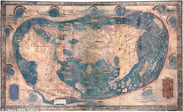 christopher columbus map