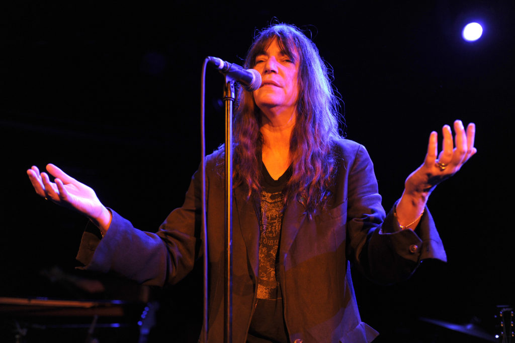 Patti Smith. Photo by Kevin Mazur/WireImage, courtesy of Getty Images.