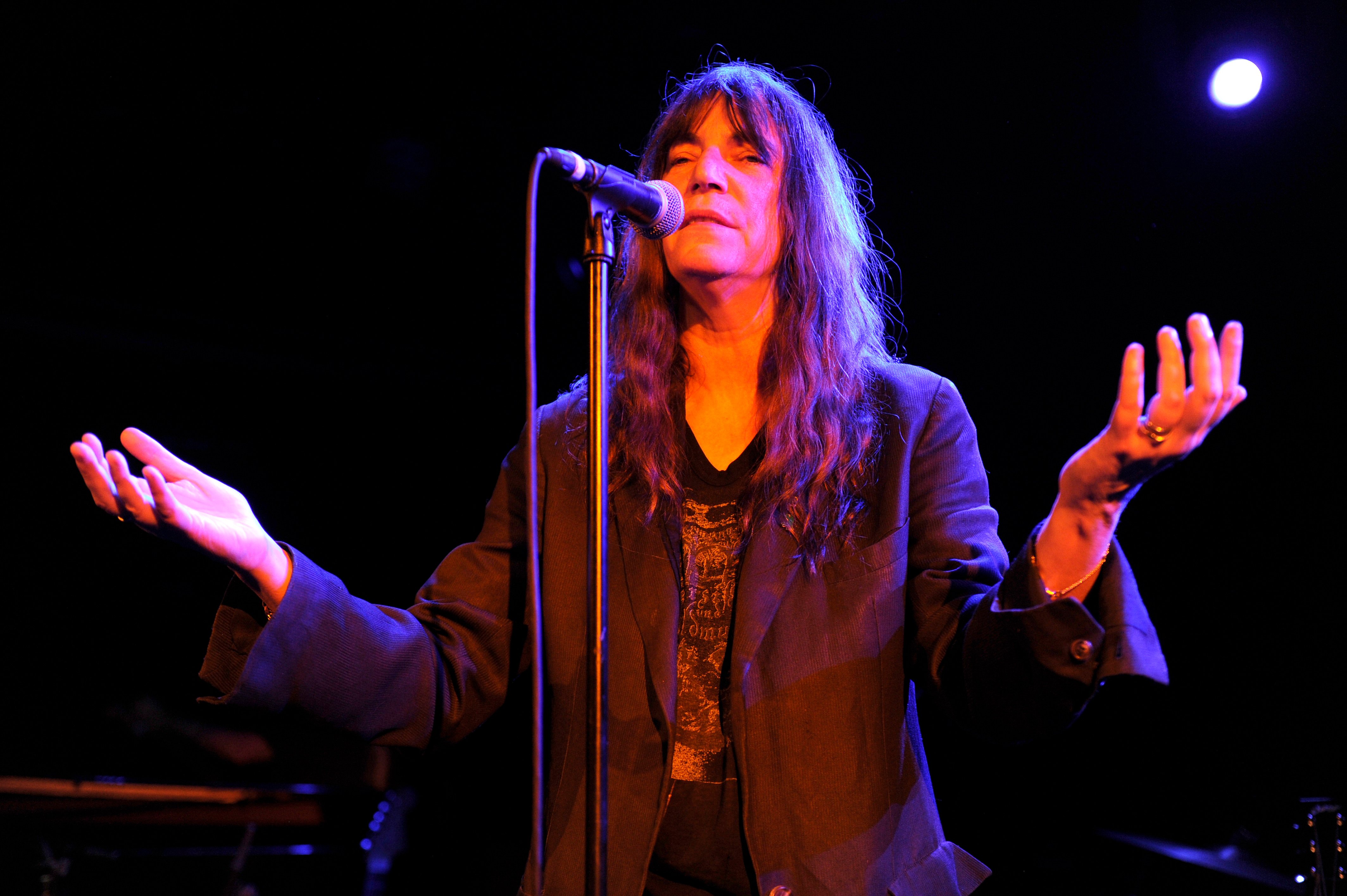 Patti Smith. Photo by Kevin Mazur/WireImage, courtesy of Getty Images.