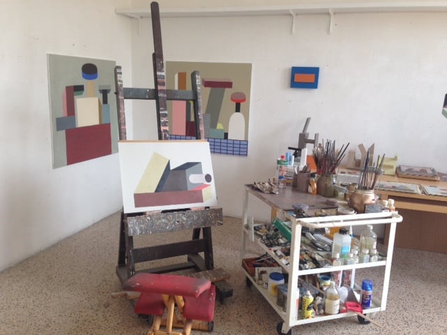 Nathalie Du Pasquier's studio in Milan <br>Photo: Hili Perlson