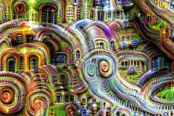 An abstract composition by Google's artificial neural network. <br>Photo: Michael Tyka</br>