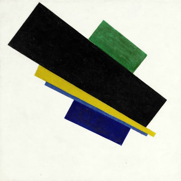 Kazimir Malevich Suprematism, 18th Construction (1915) Photo: Sotheby’s