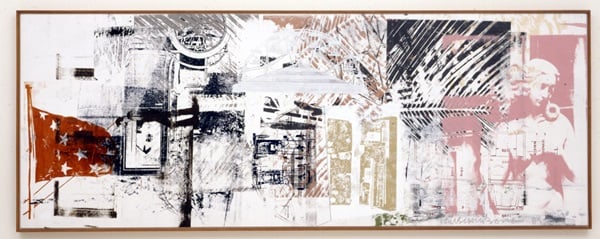 Robert Rauschenberg, Porcelain (Salvage) (1984) sold for $750,000. Image ©Robert Rauschenberg/Licensed by VAGA, New York NY