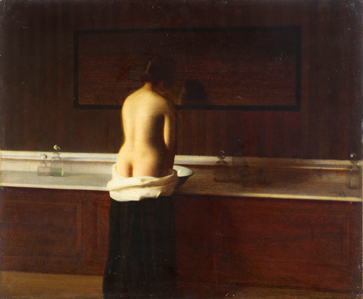 Eugene Lomont, Young Woman at Her Toilette  Photo: Musée Marmottan Monet