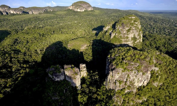 Chiribiquete National Park, where some areas are so densely-forested that they can only be reached by helicopter. Photo: Francisco Forero Bonell/Ecoplanet