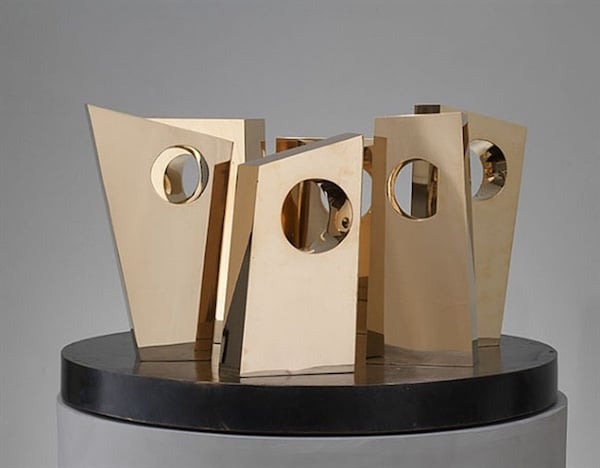 Barbara Hepworth, Six Forms on a Circle (1967) available at the gallery Osborne Samuel for £400,000 ($630,000)<br>Photo: Courtesy Osborne Samuel