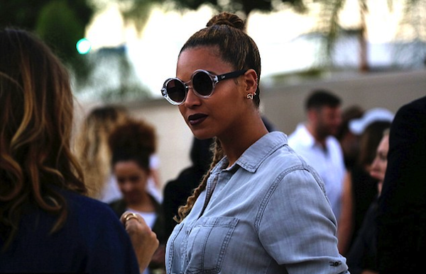 Beyoncé at Milk Studios for Wes Lang's "The Longest NIght of the Year" <br>Photo: Eric Minh Swenson/Splash News</br>