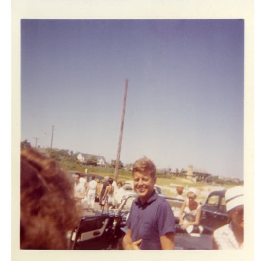A casual snapshot of John F. Kennedy. Photo: Nate D. Sanders Auctions.