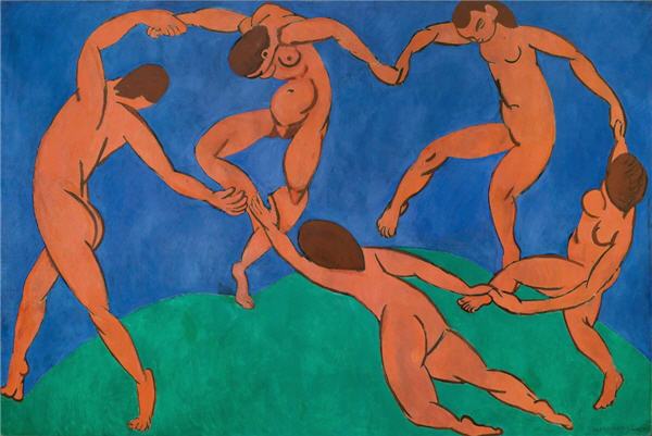 Henri Matisse, La Danse (1909-1910). Courtesy of Fondation Louis Vuitton and The State Hermitage Museum, Saint Petersburg.