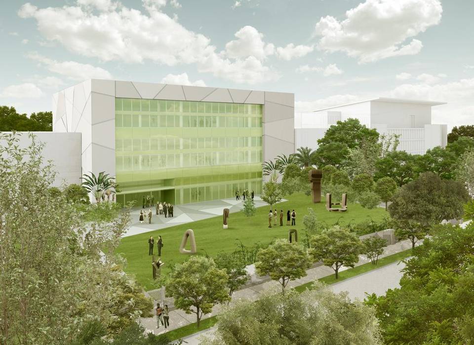Aranguren & Gallegos's preliminary rendering of the new ICA Miami in the Design District. Photo: Aranguren & Gallegos.