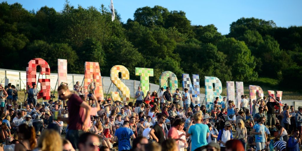 Glastonbury music festival 2014.  Photo: Leon Neal/AFP.