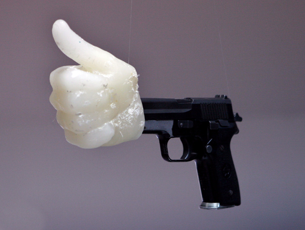 Khaled Jarrar, Pistol 9mm (2009) Photo: via Art Bärtschi & Cie