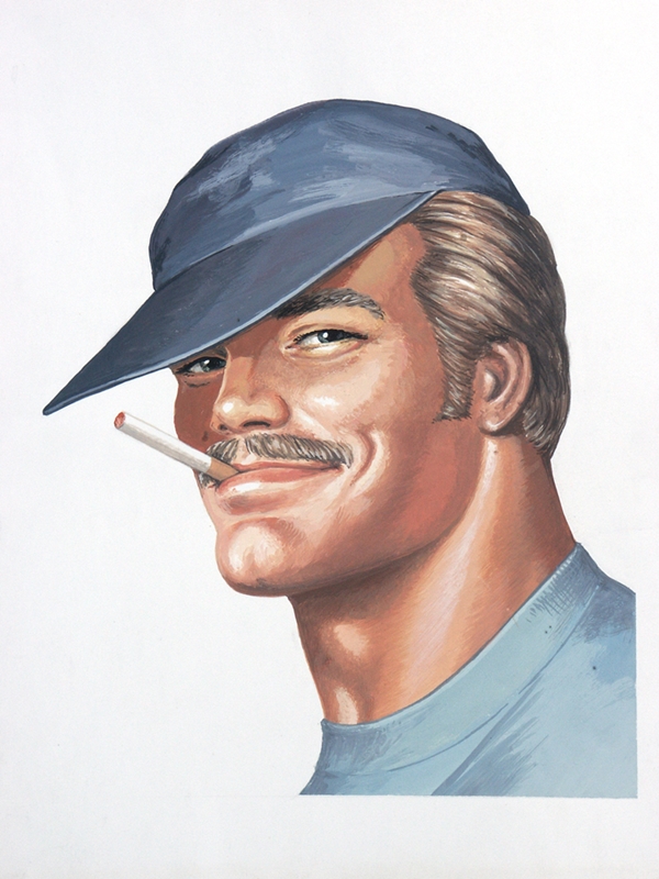 Tom of Finland Untitled, 1975 Gouache on paper 10.5 x 8.50 inches Tom of Finland Foundation, Permanent Collection