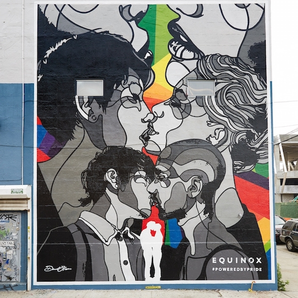 The Pride mural by David Flores<br> Photo: courtesy Powered by Pride