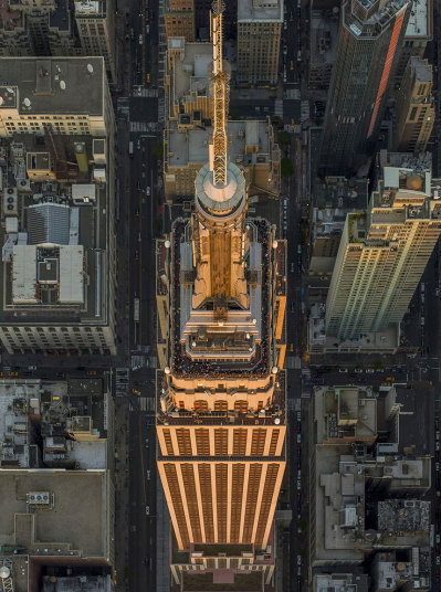 Jeffrey Milstein, <em>Empire State Building</em>. Photo: Jeffrey Milstein/Rex.