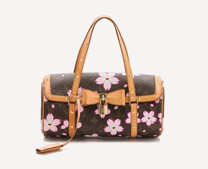A bag from Takashi Murakami's Cherry Blossom collection for Louis Vuitton. Photo: Louis Vuitton.
