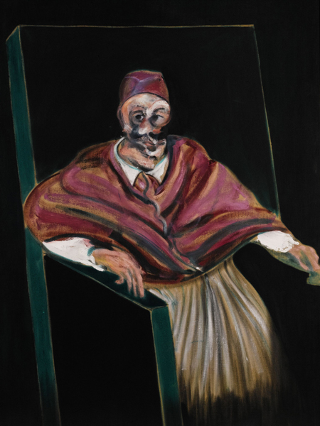 Francis Bacon, <i>Study for pope I </i> <br>Photo: courtesy Sotheby's