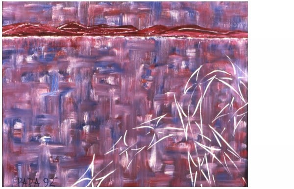 Anthony Papa. "Abstract of the Hudson From Sing Sing." Photo: http://www.15yearstolife.com.