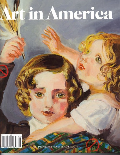 Art in America, January 2014 issue.