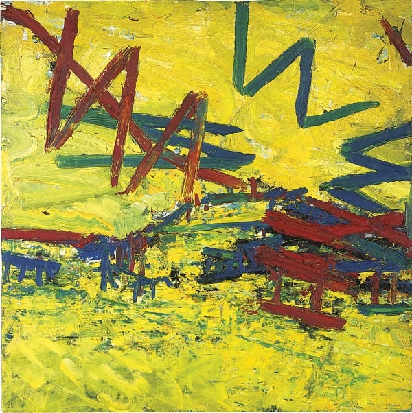 Frank Auerbach, Primrose Hill, Summer (1968). Photo courtesy of Sotheby's.
