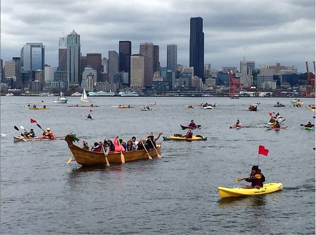 Seattle's Duwamish River.  Photo: Instagram/@lechatbon.