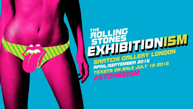 The Rolling Stones' "Exhibitionism" ad. Photo: "Exhibitionism."