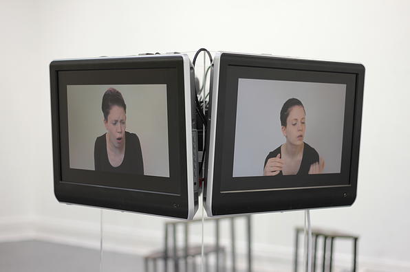 The artist was invited to participate in the Bloomberg New Contemporaries exhibition for the video. Photo: Hilde Krohn Huse