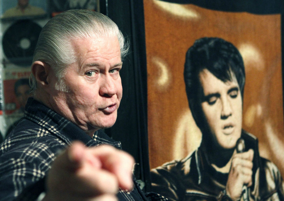 Paul MacLeod at his Graceland Too Elvis museum. Photo: Rogelio V. Solis, courtesy AP Photo.