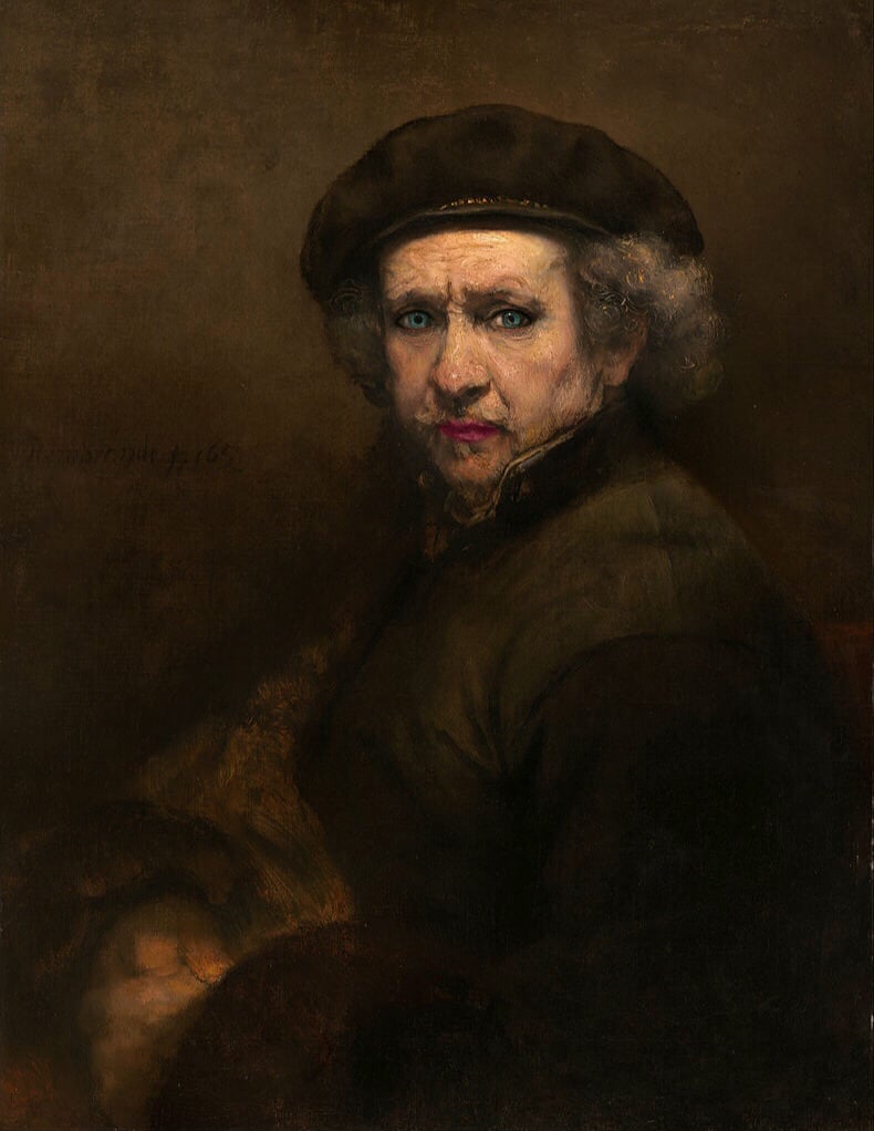 Rembrandt, Self-Portrait, 1659, National Gallery of Art, Washington, D.C.