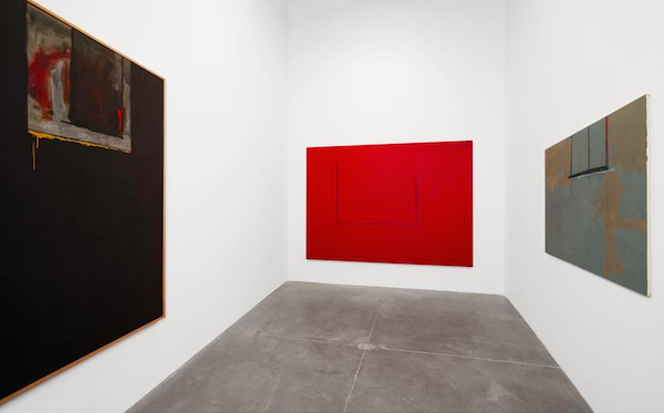 Installation view of Robert Motherwell, "Opens," at Andre Rosen Gallery