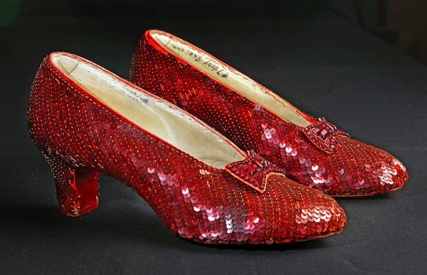 The stolen ruby slippers were one of five estimated remaining pairs from the movie set. <br>Photo: Reed Saxon/AP</br>