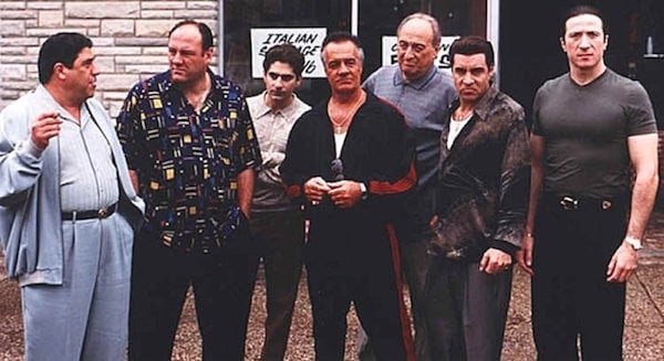 Castelluccio (right) on The Sopranos Photo: bluarcher.com