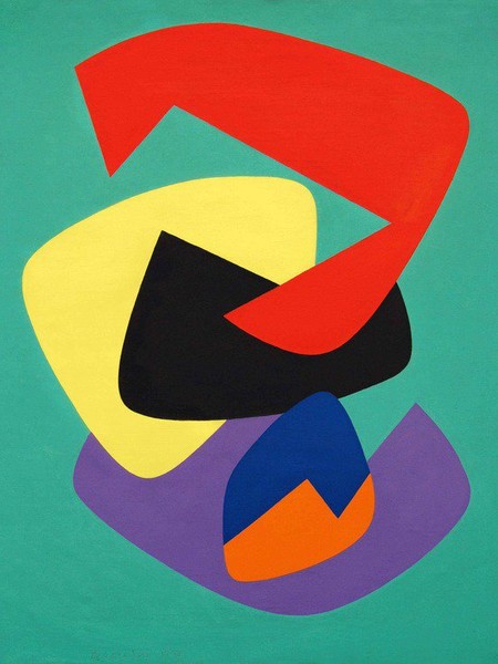 Angelo Bozzola <i>Funzione di forma concreta </i> (1956) <br>Photo: Courtesy St. Moritz Art Masters