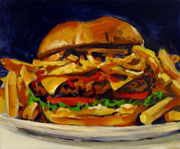 Walter Robinson, Friendly's Big Beef Burger (2012). Photo: Paddle8.