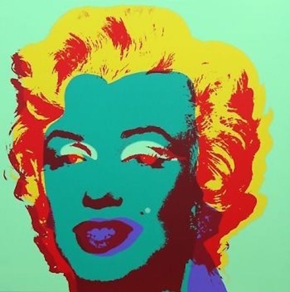 An Andy Warhol open edition screenprint, entitled (Sunday B. Morning): Marilyn Monroe IV, is currently available at Opus Art eBay page for £420.<br>Photo: via eBay