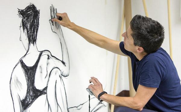 Alison Bechdel drawing. Photo: courtesy the John D. & Catherine T. MacArthur Foundation.