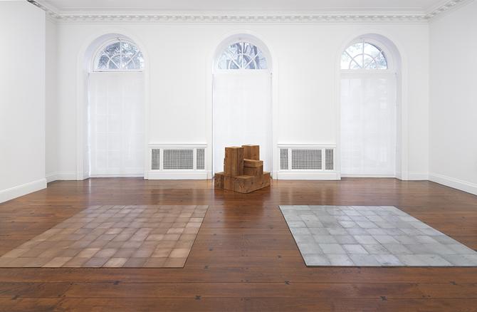 Installation of "Carl Andre: In His Time." Photo: Tom Powel Imaging.