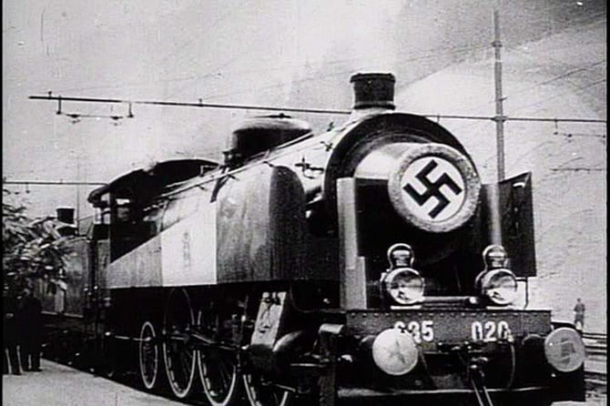 A Nazi train.