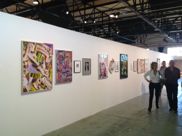 Installation view of Neumeister Bar-Am gallery at Art-o-Rama