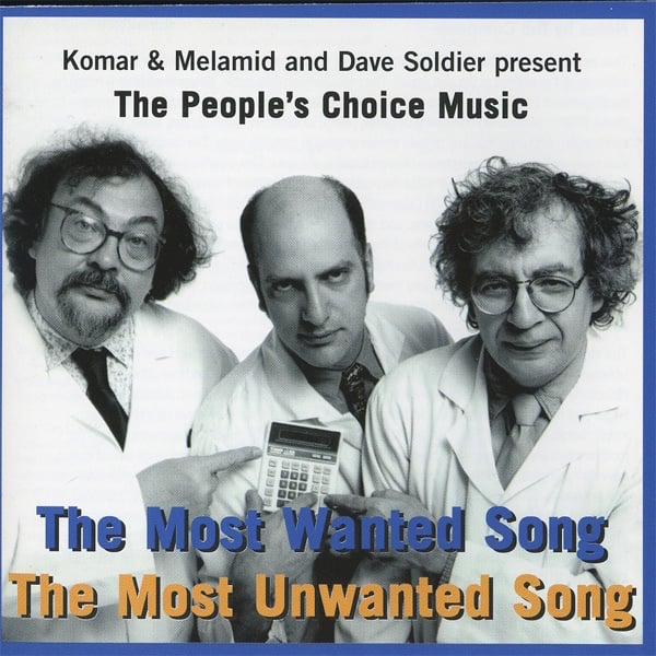 Komar & Melamid with Dave Soldier, The People's Choice Music (1997). Photo: courtesy the artists and Queer Thoughts.