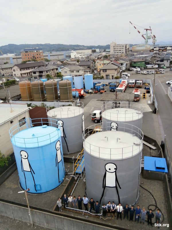 Stik, installation in Miho, Japan.Image: Courtesy of the artist.