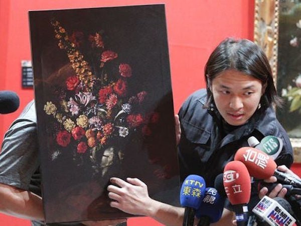 The painting in question.<br>Photo: via Focus Taiwan