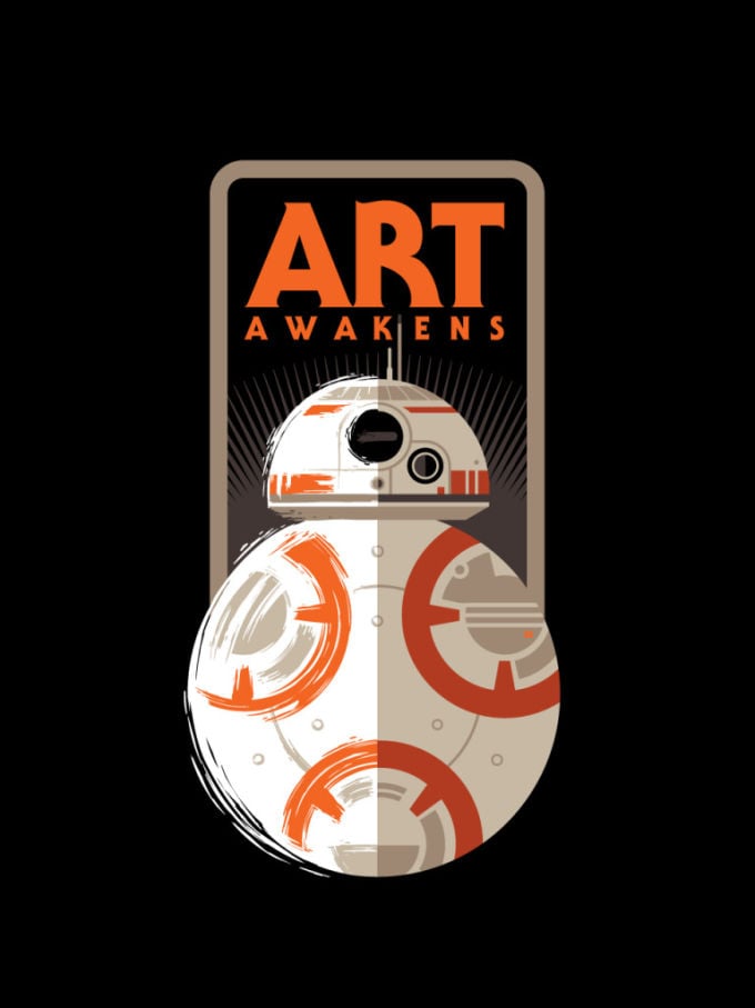 The Art Awakens logo. Photo: Lucasfilm.