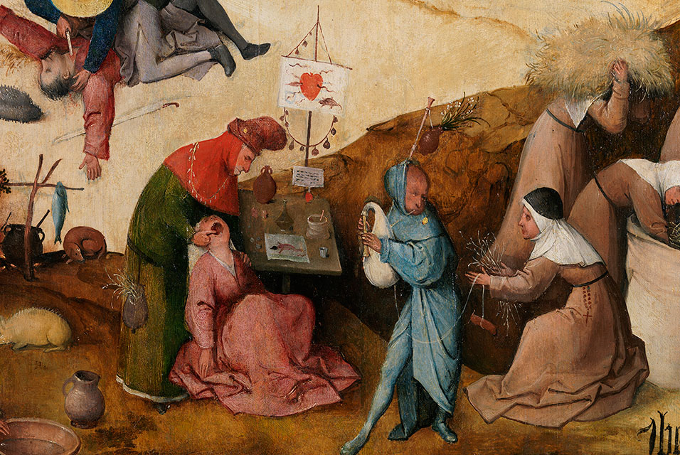 Hieronymus Bosch, <em>The Haywain Triptych</em>, detail. Courtesy of the Museo Nacional del Prado, Madrid.
