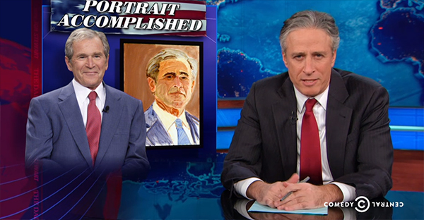Video still from The Daily Show with Jon Stewart.