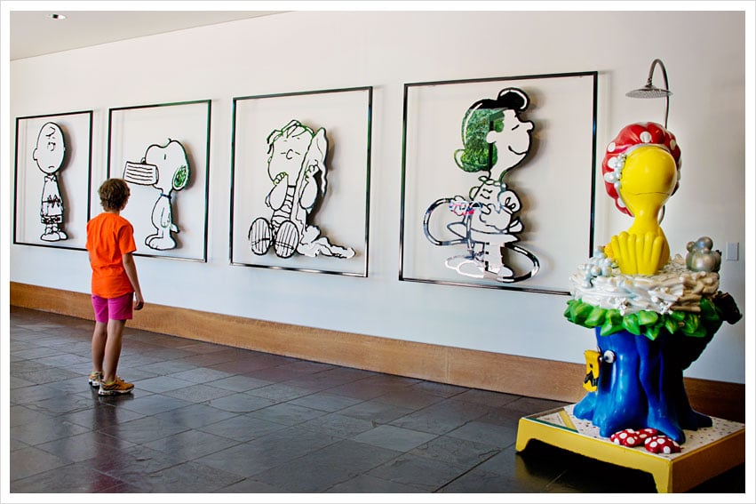 The Charles M. Schulz Museum and Research Center in Santa Rosa, California.  Photo: Victoria, via the Bubbly Bay.