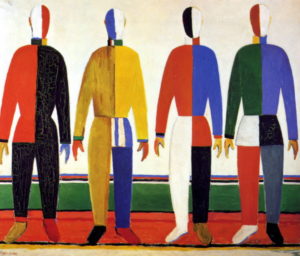 malevich sportsmen figures